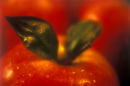 soft focus apple closeup